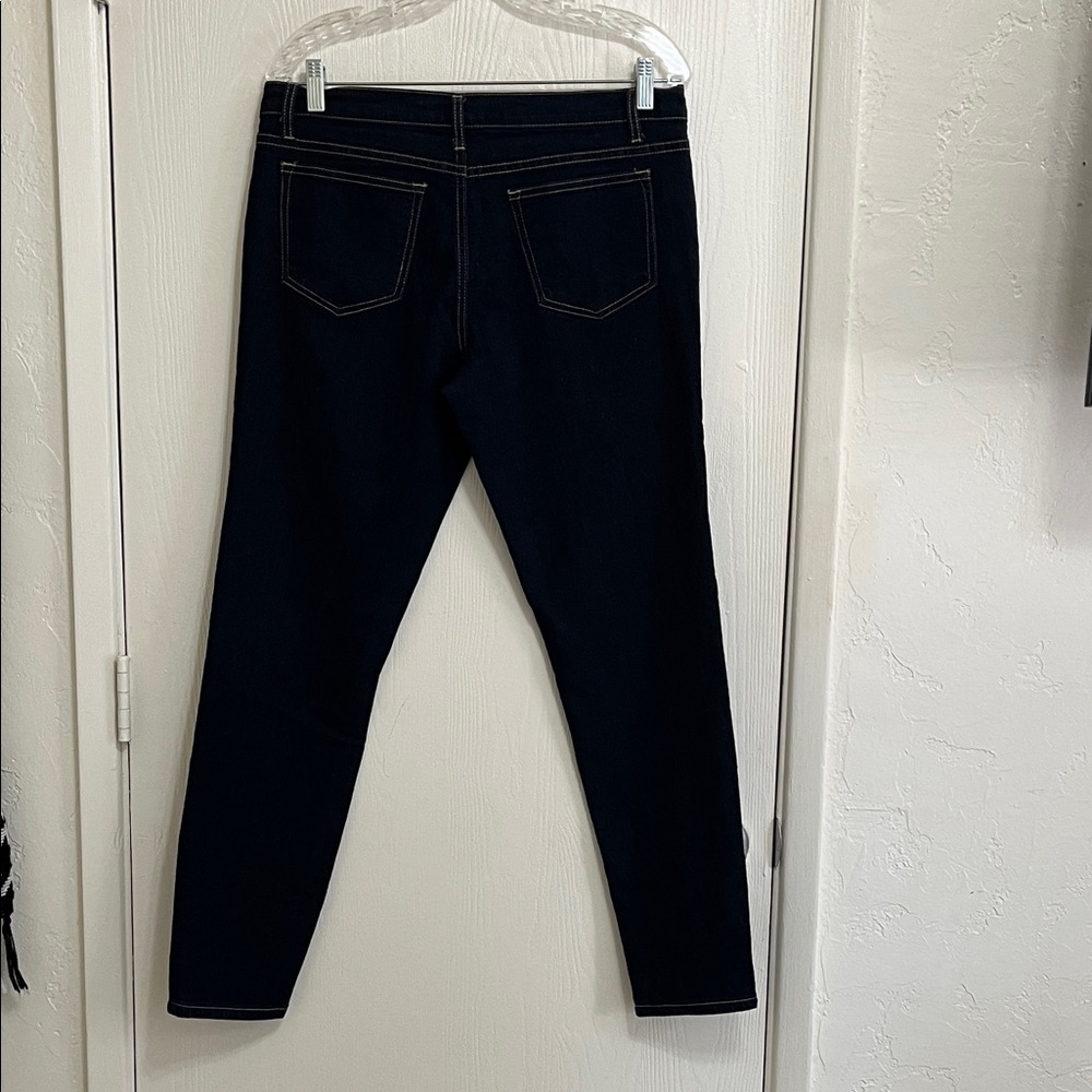 Red Blue Denim High Rise Skinny Jeans Sz 11